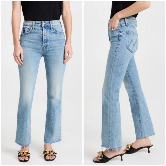 💕MOTHER SUPERIOR💕 The Tripper Flood Fray Jeans ~ Left In The Dust 28 NWOT - Picture 6 of 16